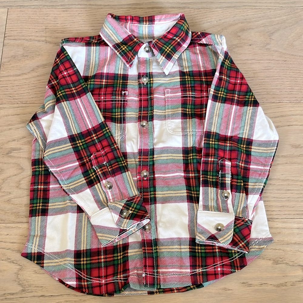 Hanna Andersson French Terry Button Down